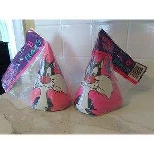 Sylvester Vintage Pink Party Hats